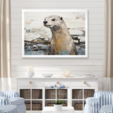 Otter Playfulness Magic - Otter Large Canvas Wall Art