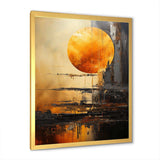 Jupiter Topaz Titan Planetary Perspectives - Fantasy Canvas Wall Art