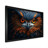 Owls Wisdom Portrait - Owl Canvas Wall Art