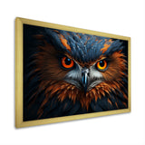 Owls Wisdom Portrait - Owl Canvas Wall Art