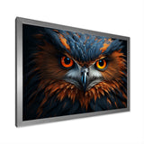 Owls Wisdom Portrait - Owl Canvas Wall Art
