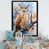Owl Wise And Watchful Predators - Owl Wall Decor
