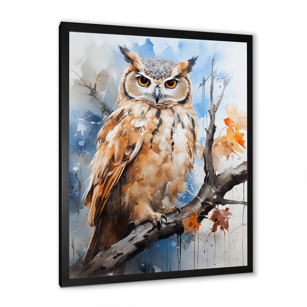 Owl Wise And Watchful Predators - Owl Wall Decor