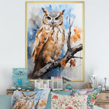 Owl Wise And Watchful Predators - Owl Wall Decor