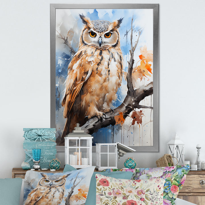 Owl Wise And Watchful Predators - Owl Wall Decor