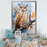 Owl Wise And Watchful Predators - Owl Wall Decor