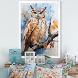 Owl Wise And Watchful Predators - Owl Wall Decor