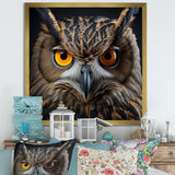 Classic Owl Eyes Of The Night - Owl Wall Art Prints