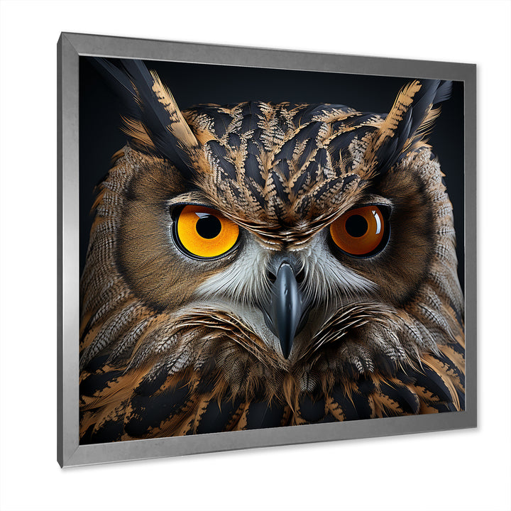 Classic Owl Eyes Of The Night - Owl Wall Art Prints
