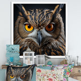 Classic Owl Eyes Of The Night - Owl Wall Art Prints