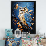 Enchanted Forest Sentinels Owl - Owl Framed Canvas Art