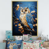 Enchanted Forest Sentinels Owl - Owl Framed Canvas Art