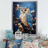 Enchanted Forest Sentinels Owl - Owl Framed Canvas Art