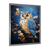 Enchanted Forest Sentinels Owl - Owl Framed Canvas Art