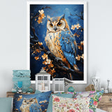 Enchanted Forest Sentinels Owl - Owl Framed Canvas Art