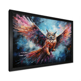 Dreamy Owls In Flight - Owl Home Decor Art