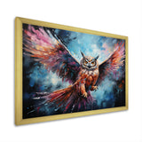 Dreamy Owls In Flight - Owl Home Decor Art