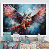 Dreamy Owls In Flight - Owl Home Decor Art