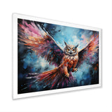 Dreamy Owls In Flight - Owl Home Decor Art