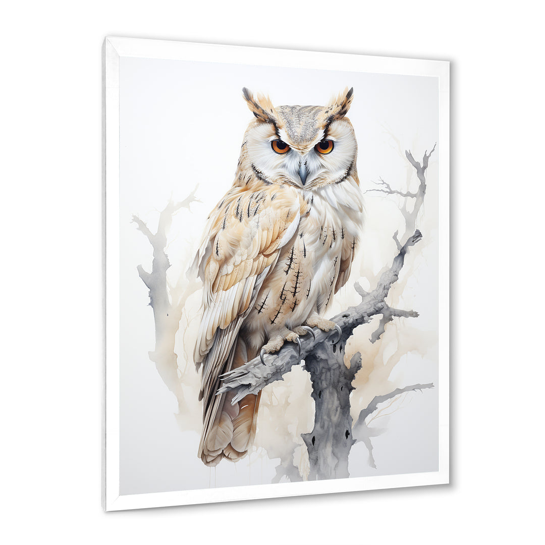 Wise And Watchful Majestic Owl - Owl Wall Art Prints