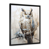 Wise And Watchful Majestic Owl I - Animals Canvas Wall Art