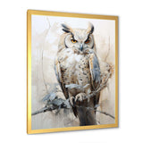 Wise And Watchful Majestic Owl I - Animals Canvas Wall Art