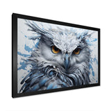 Owls Eyes Of Wisdom - Animals Canvas Wall Art