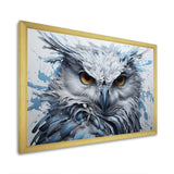 Owls Eyes Of Wisdom - Animals Canvas Wall Art