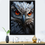 Owls Eyes Of Wisdom III - Animals Canvas Wall Art