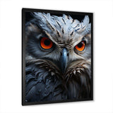 Owls Eyes Of Wisdom III - Animals Canvas Wall Art