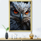 Owls Eyes Of Wisdom III - Animals Canvas Wall Art