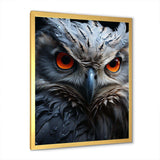 Owls Eyes Of Wisdom III - Animals Canvas Wall Art