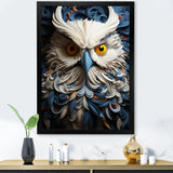 Owl Eyes In The Shadows - Owl Home Decor Art