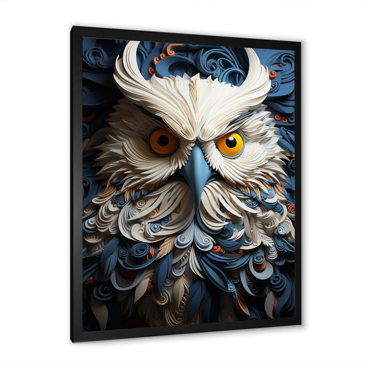 Owl Eyes In The Shadows - Owl Home Decor Art