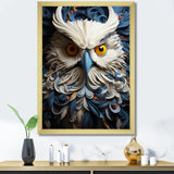 Owl Eyes In The Shadows - Owl Home Decor Art