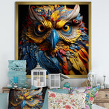 Pop Art Owl Eyes In The Shadows - Owl Bedroom Wall Art
