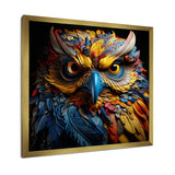 Pop Art Owl Eyes In The Shadows - Owl Bedroom Wall Art