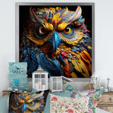 Pop Art Owl Eyes In The Shadows - Owl Bedroom Wall Art