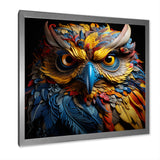 Pop Art Owl Eyes In The Shadows - Owl Bedroom Wall Art