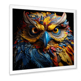 Pop Art Owl Eyes In The Shadows - Owl Bedroom Wall Art
