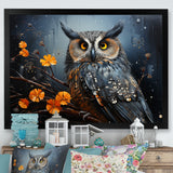 Owls Of The Silent Forest Nightfall - Owl Wall Art Prints