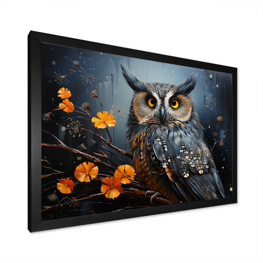 Owls Of The Silent Forest Nightfall - Owl Wall Art Prints