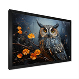 Owls Of The Silent Forest Nightfall - Owl Wall Art Prints