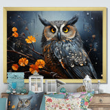 Owls Of The Silent Forest Nightfall - Owl Wall Art Prints