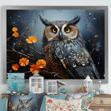 Owls Of The Silent Forest Nightfall - Owl Wall Art Prints
