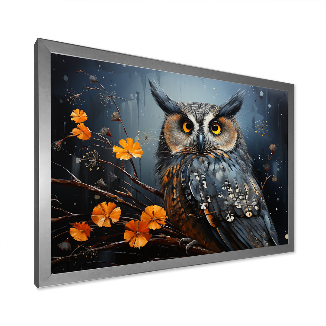 Owls Of The Silent Forest Nightfall - Owl Wall Art Prints