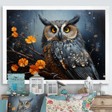 Owls Of The Silent Forest Nightfall - Owl Wall Art Prints