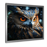 Surrealism Owl Night S Wisdom Keepers - Yellow Owl Wall Art