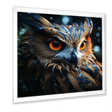 Surrealism Owl Night S Wisdom Keepers - Yellow Owl Wall Art
