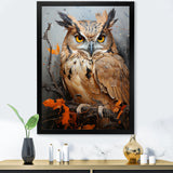 Owl S Symbolic Insight - Brown Owl Wall Art